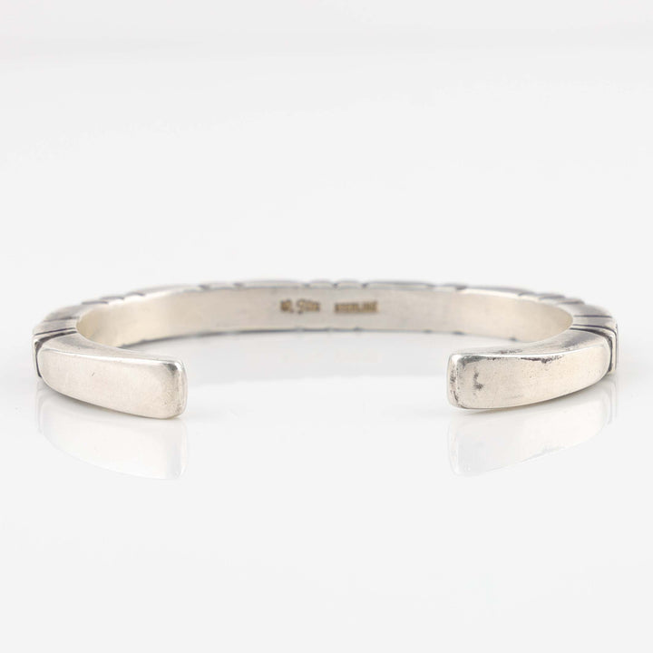 Stamped Silver Cuff