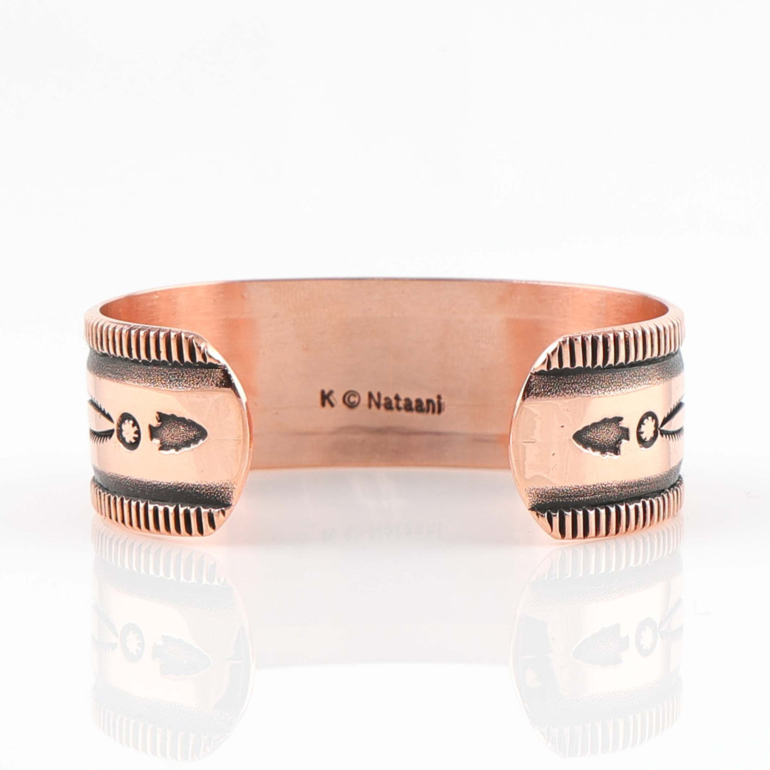 Stamped Copper Cuff