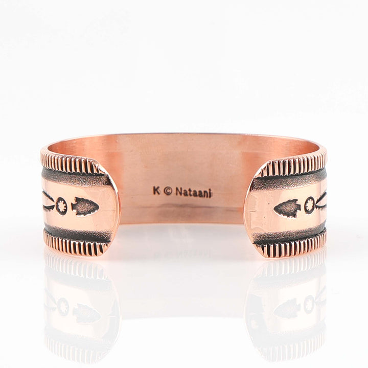 Stamped Copper Cuff
