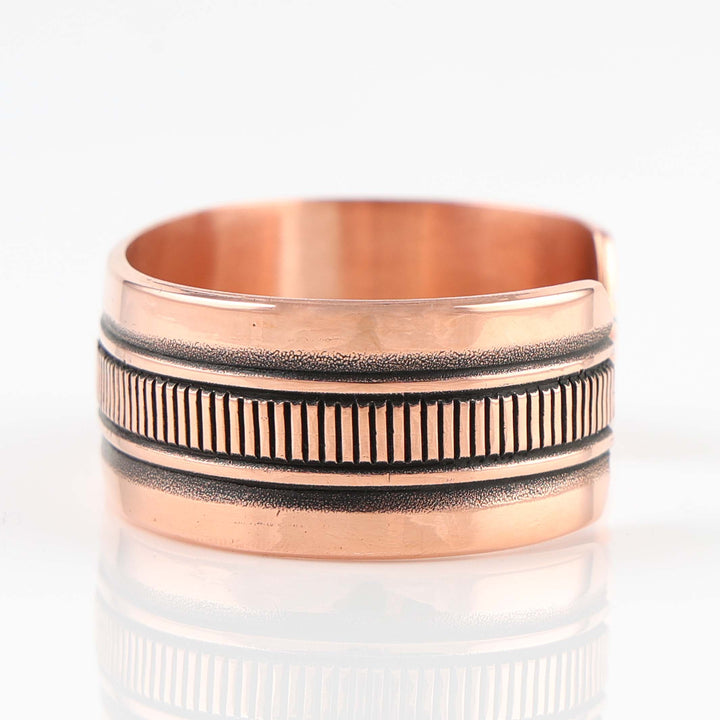 Stamped Copper Cuff