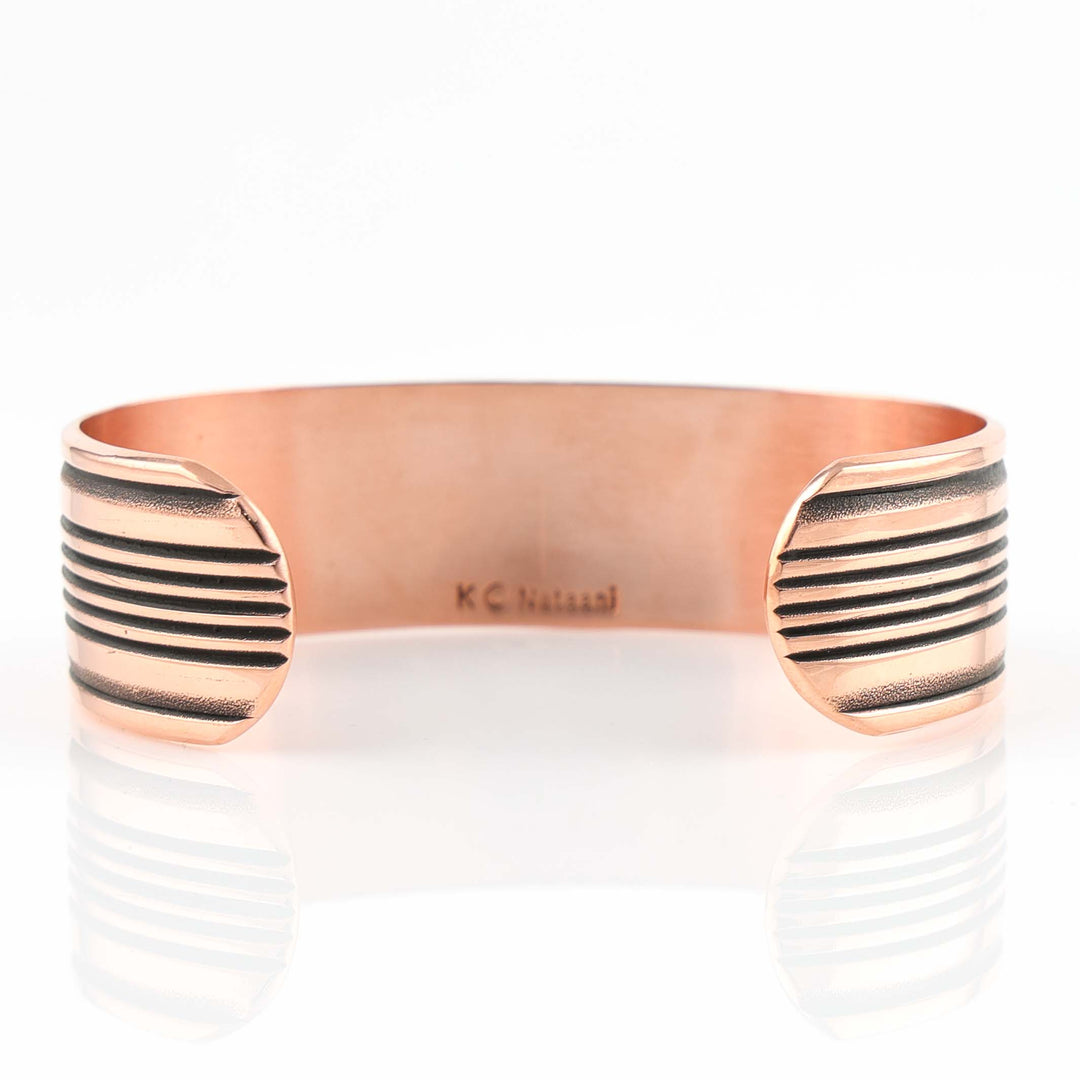 Stamped Copper Cuff