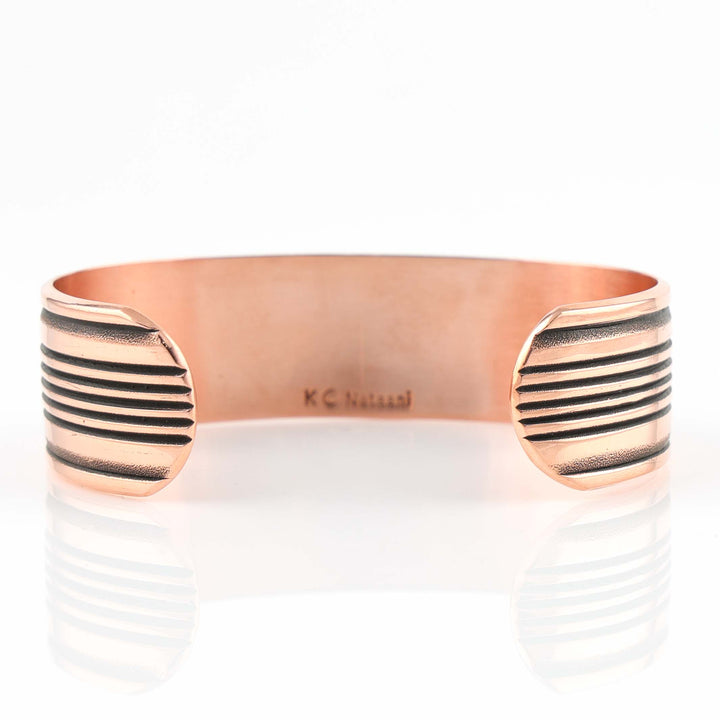 Stamped Copper Cuff