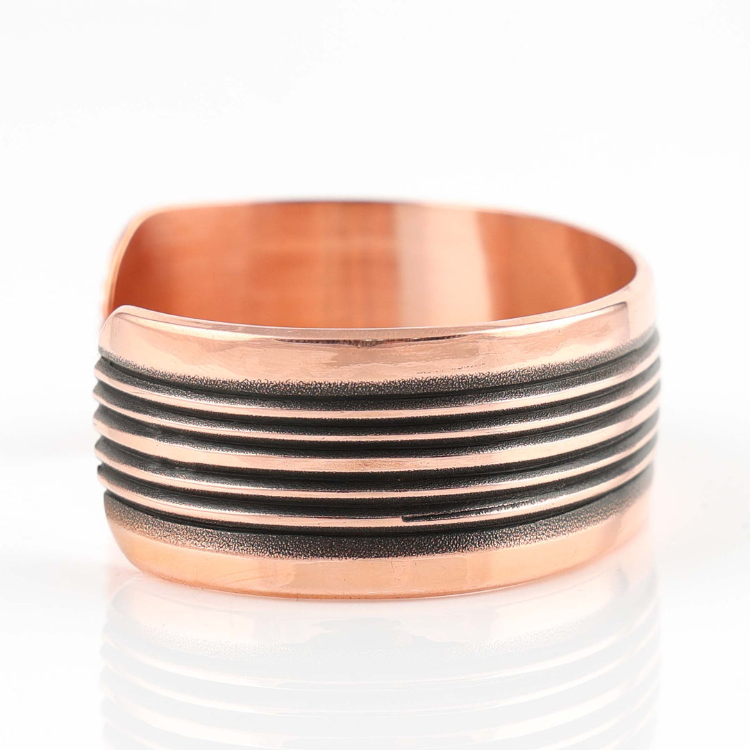 Stamped Copper Cuff