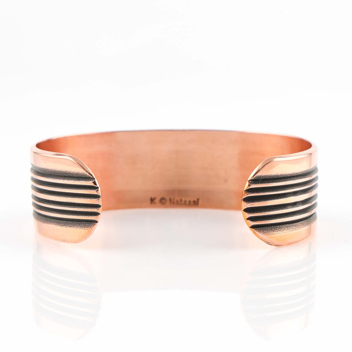 Stamped Copper Cuff