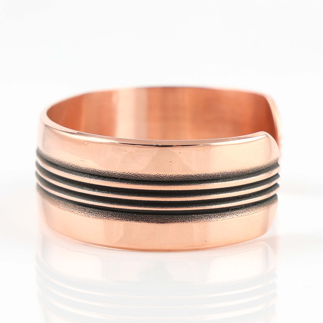 Stamped Copper Cuff