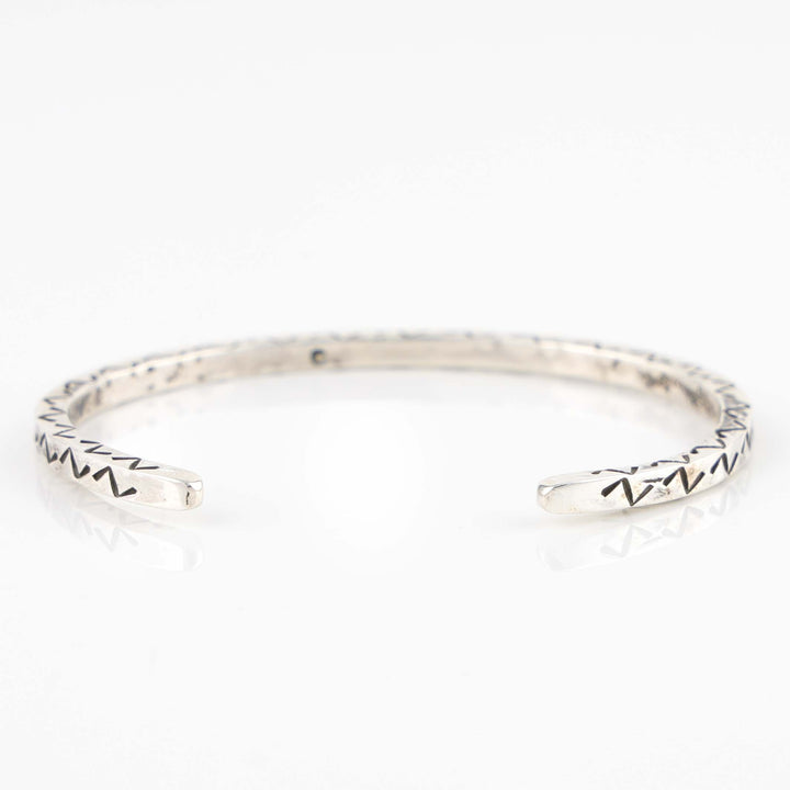 Stamped Silver Cuff