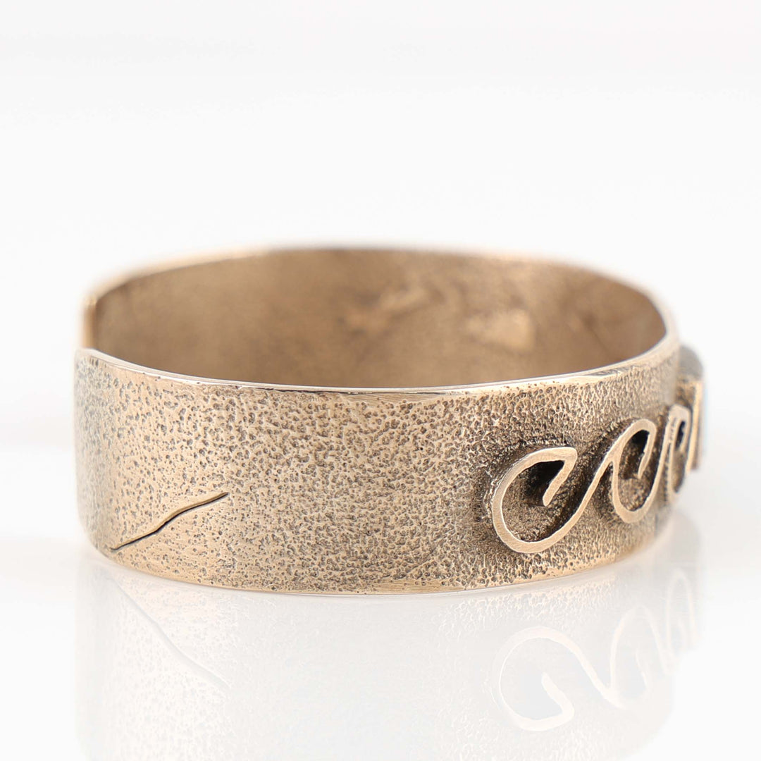 Brass and Turquoise Cuff