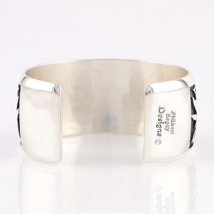 Dragonfly and Flower Cuff