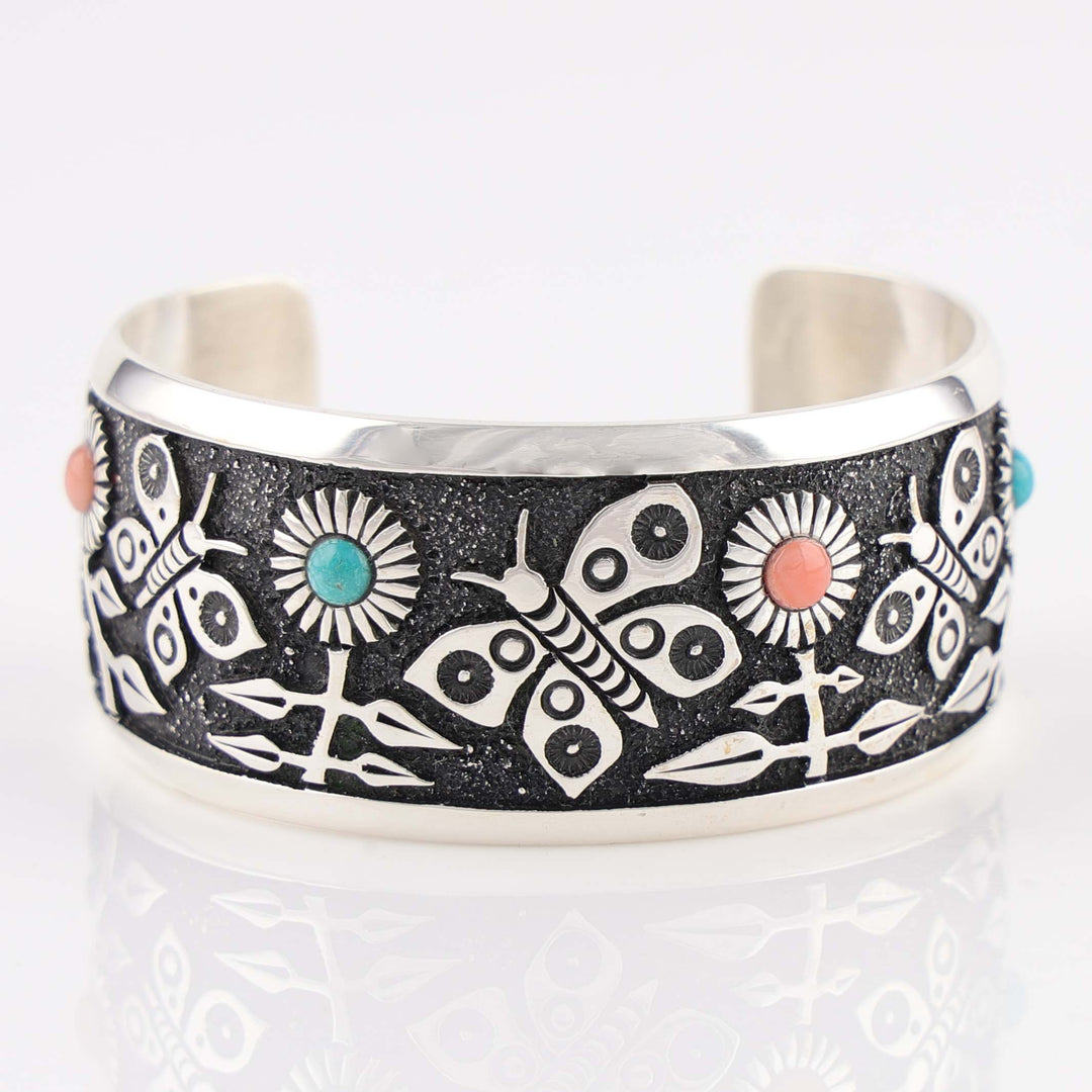 Butterfly and Flower Cuff