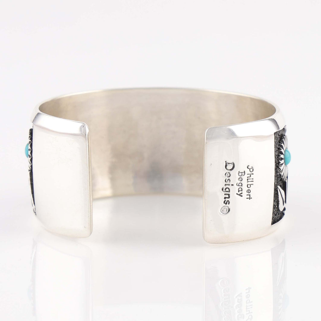 Hummingbird and Flower Cuff