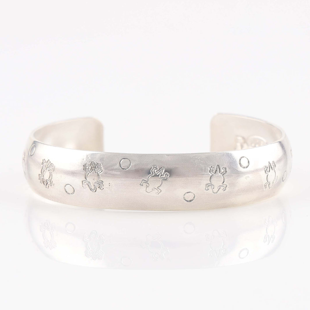 Stamped Silver Cuff