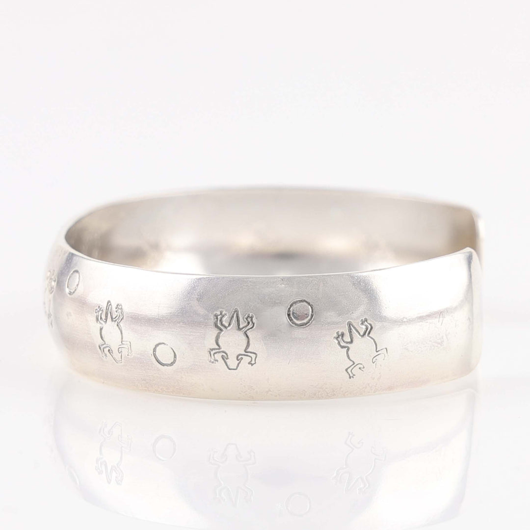 Stamped Silver Cuff