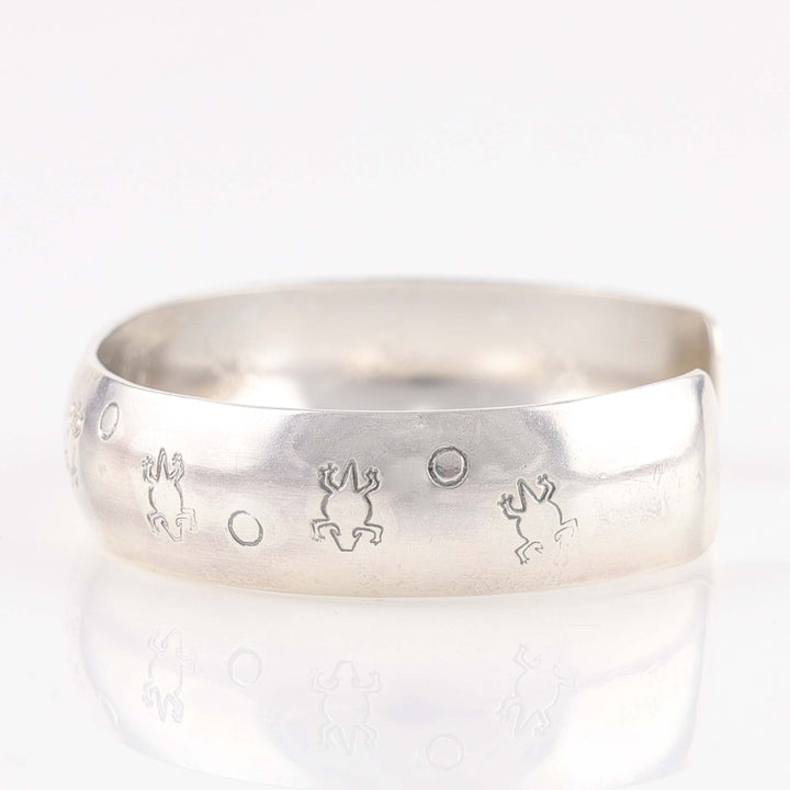 Stamped Silver Cuff