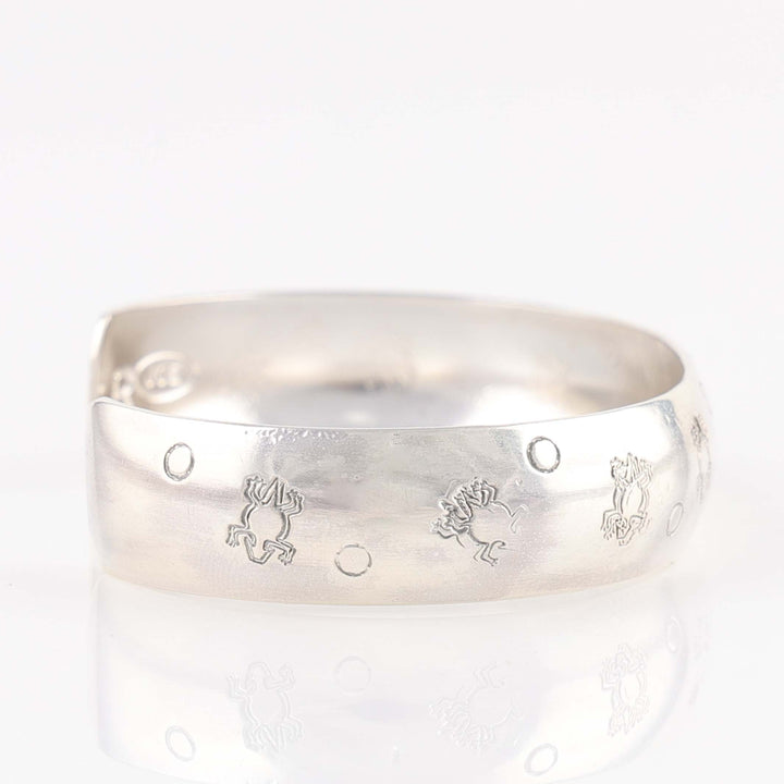 Stamped Silver Cuff