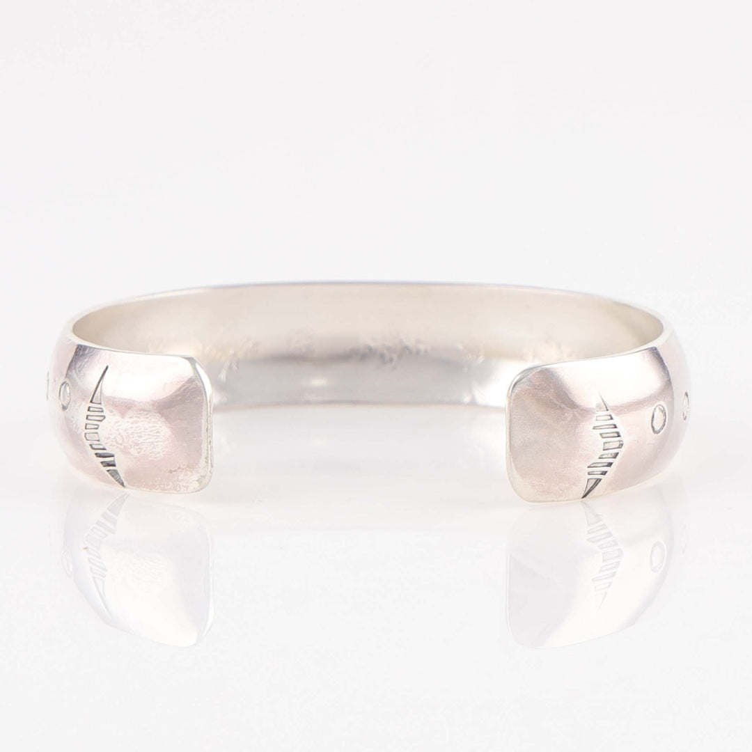 Stamped Silver Cuff