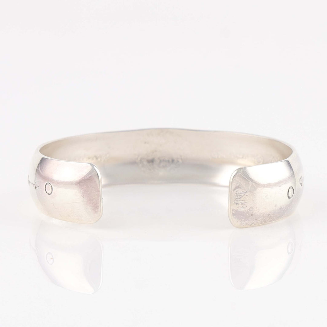 Stamped Silver Cuff