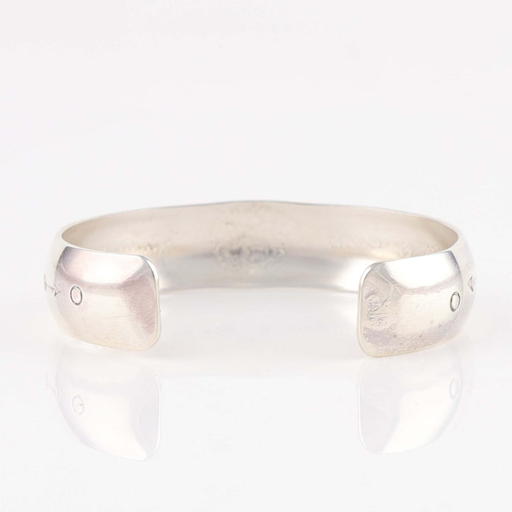 Stamped Silver Cuff