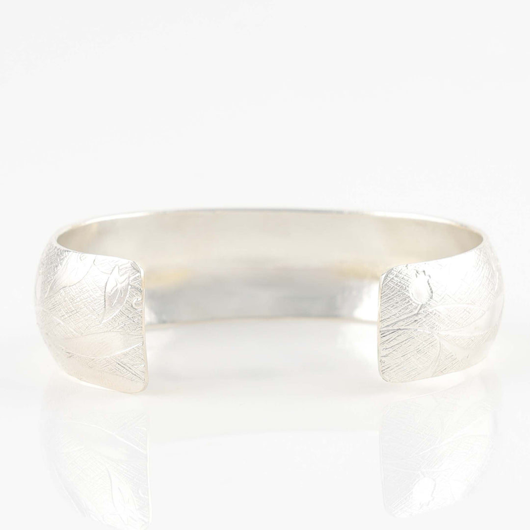 Stamped Silver Cuff