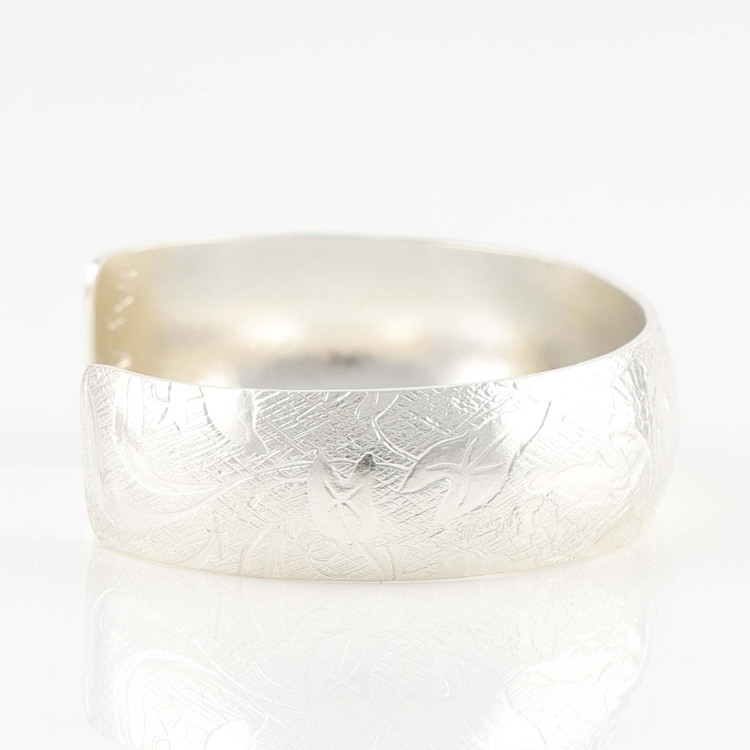 Stamped Silver Cuff