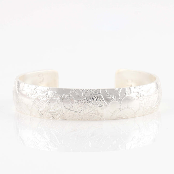 Stamped Silver Cuff