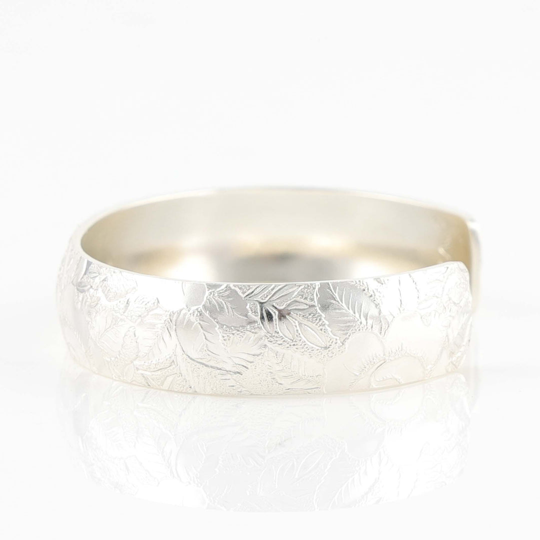 Stamped Silver Cuff