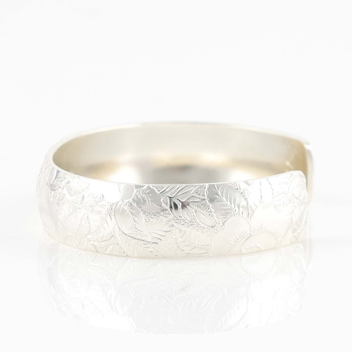 Stamped Silver Cuff