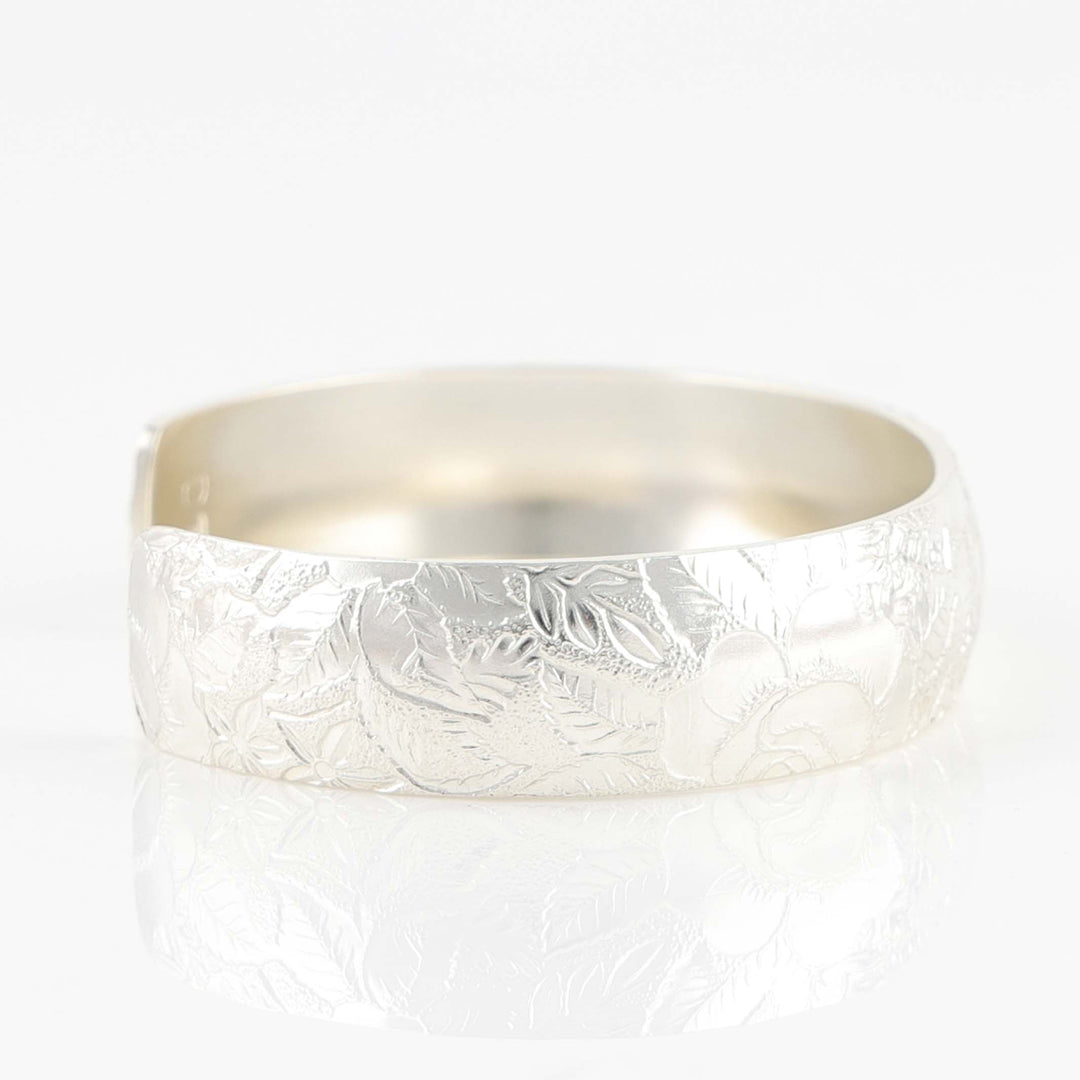 Stamped Silver Cuff