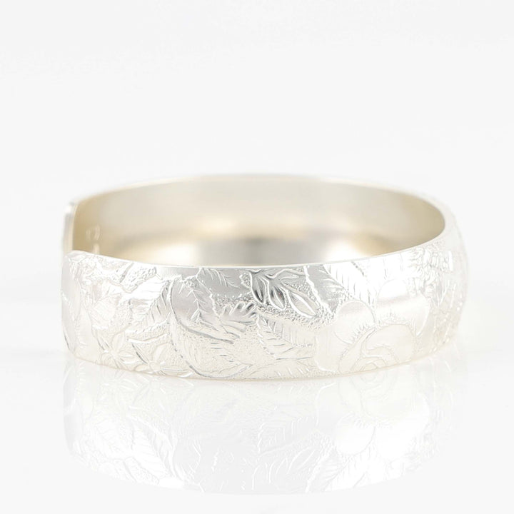 Stamped Silver Cuff