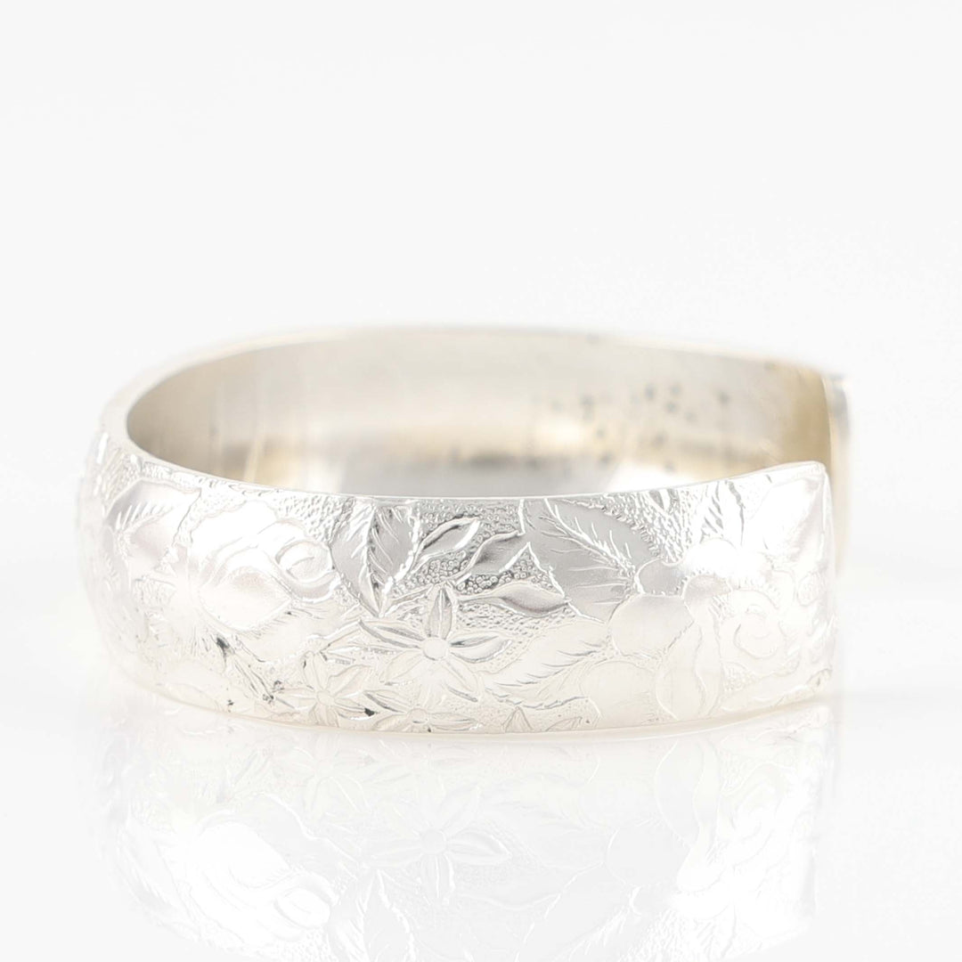 Stamped Silver Cuff