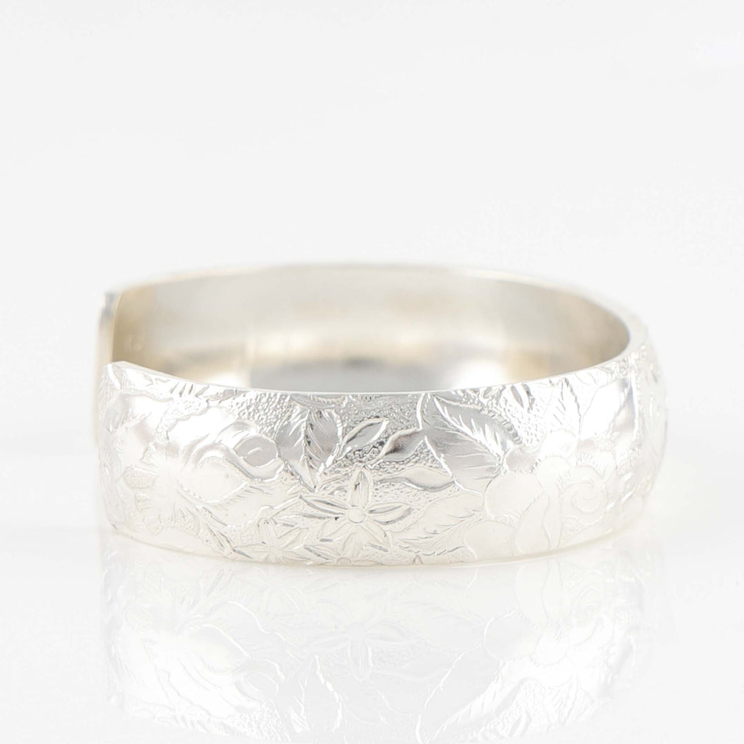 Stamped Silver Cuff