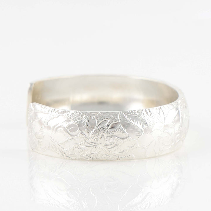 Stamped Silver Cuff
