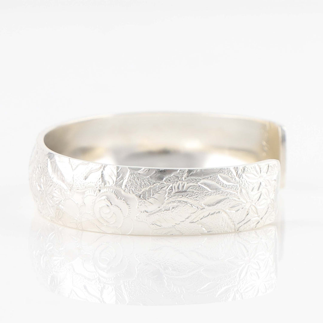 Stamped Silver Cuff