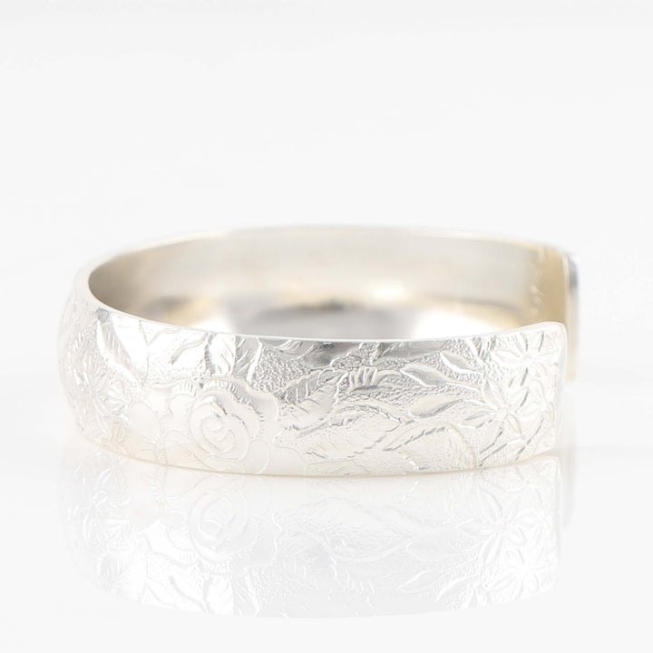 Stamped Silver Cuff