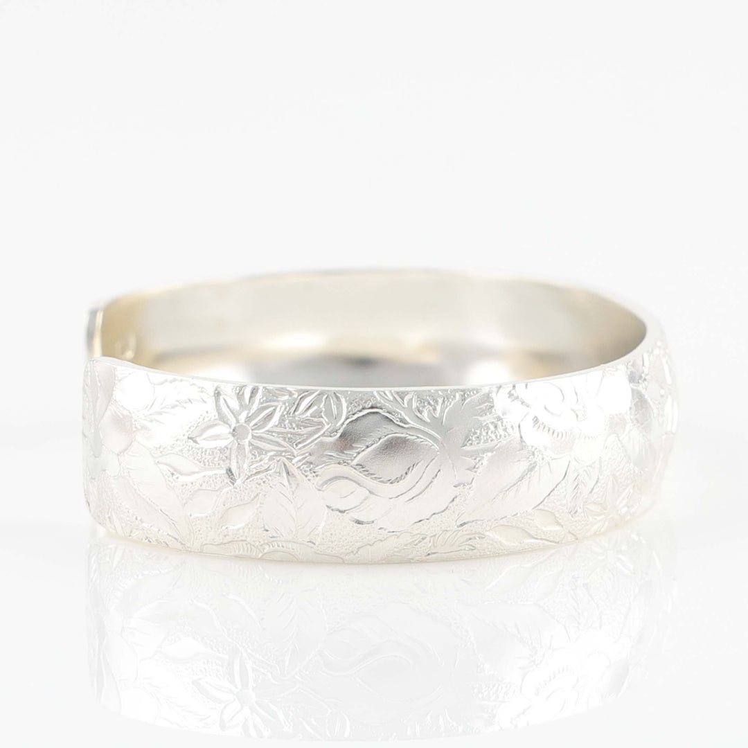 Stamped Silver Cuff