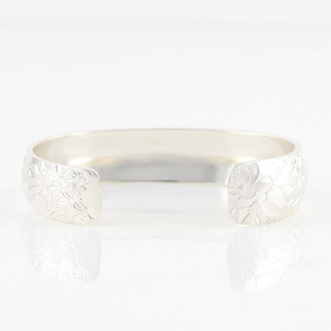 Stamped Silver Cuff
