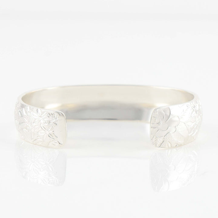 Stamped Silver Cuff