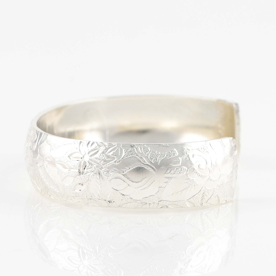 Stamped Silver Cuff
