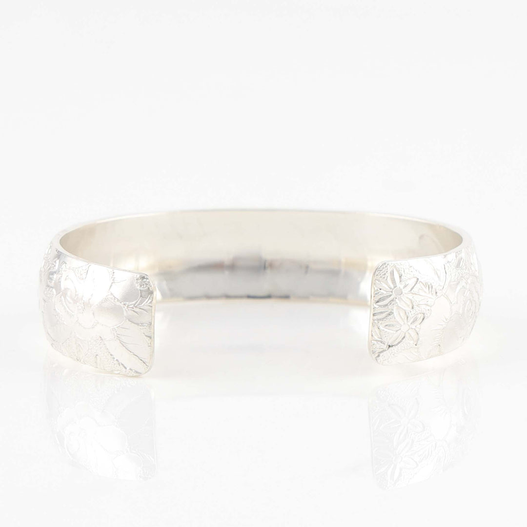 Stamped Silver Cuff