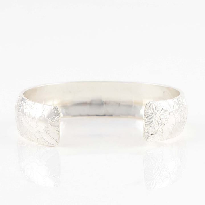 Stamped Silver Cuff