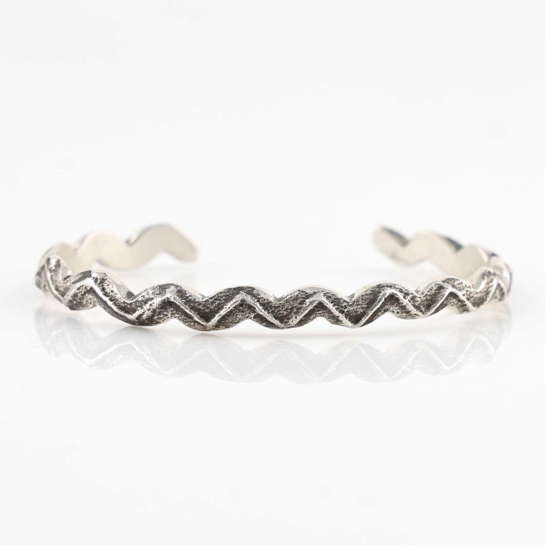 Silver Lightning Cuff