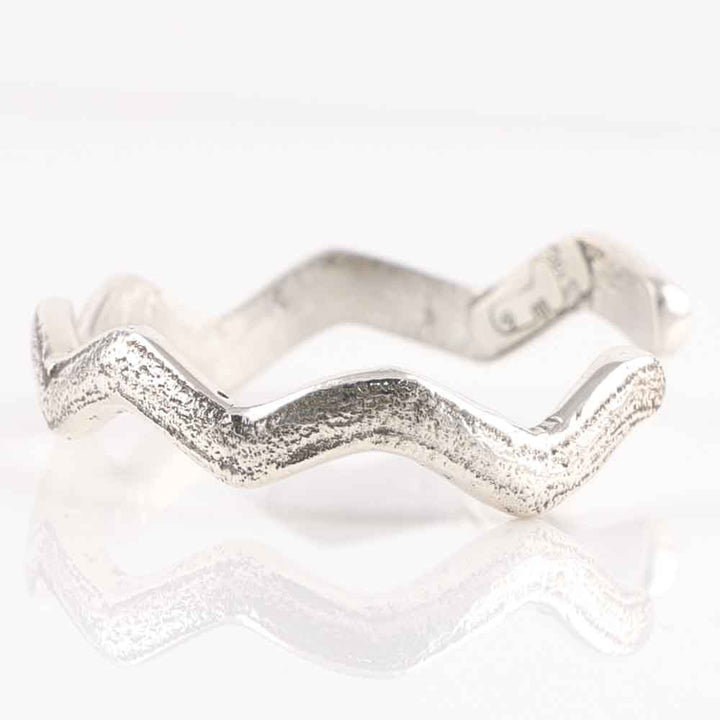 Silver Lightning Cuff