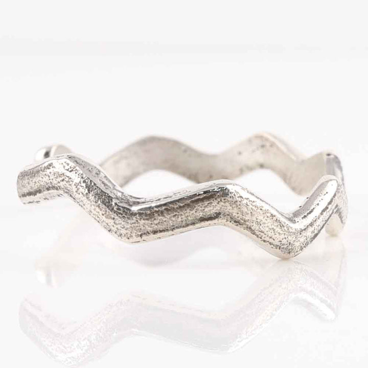 Silver Lightning Cuff