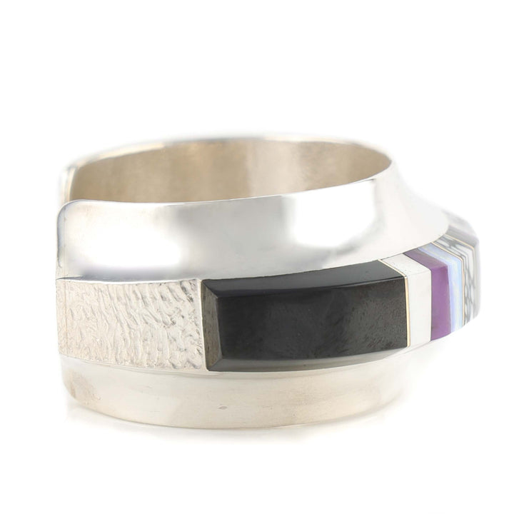 Multi-Stone Inlay Cuff