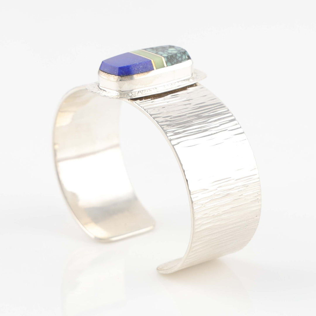 Multi-Stone Inlay Cuff