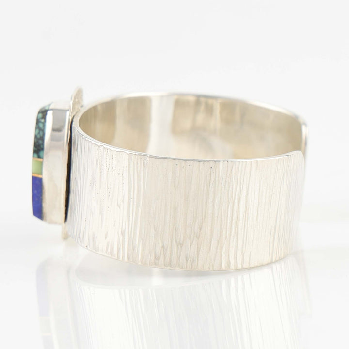 Multi-Stone Inlay Cuff