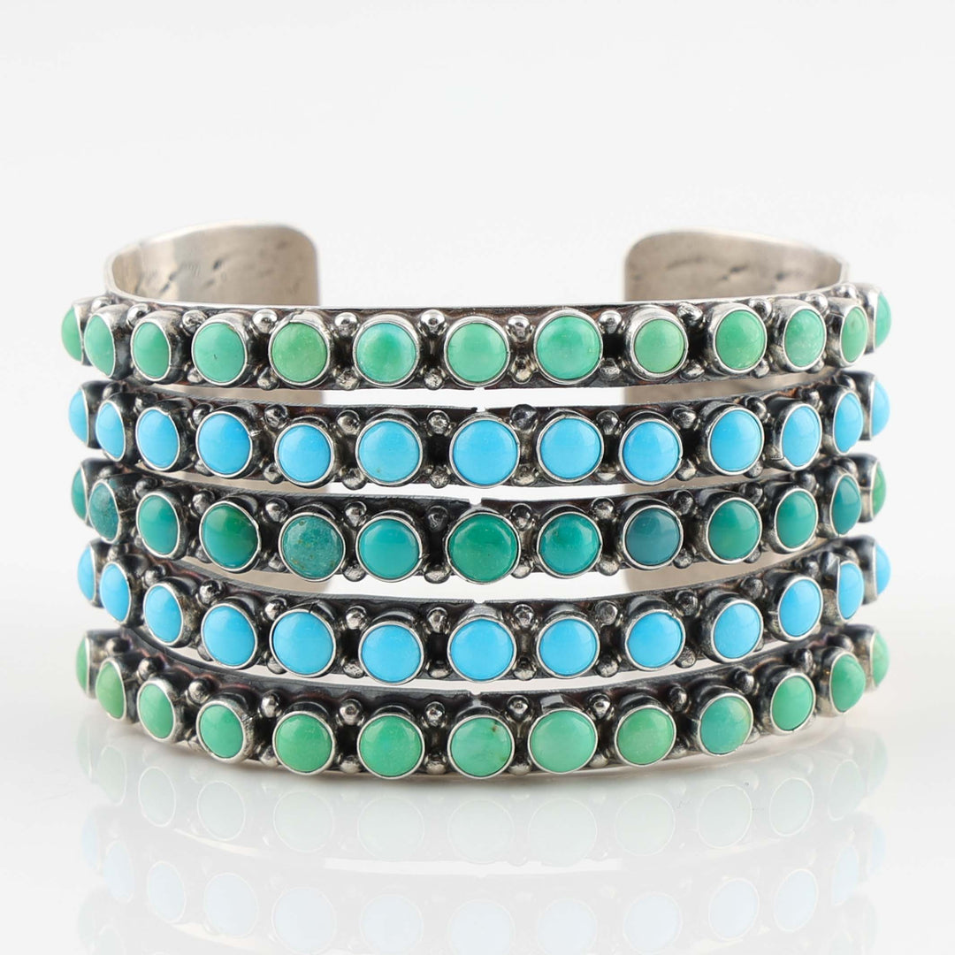 Variscite and Turquoise Cuff