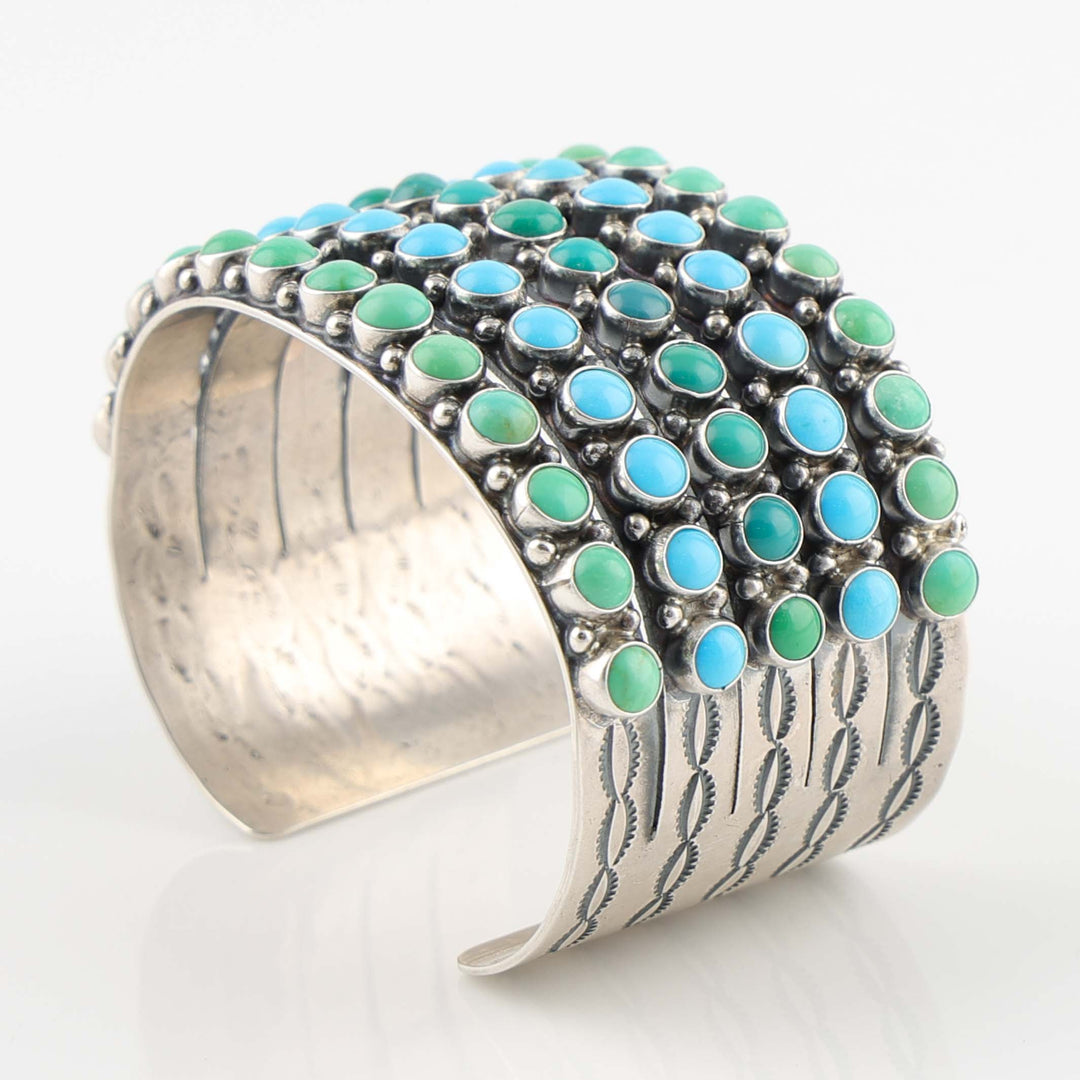 Variscite and Turquoise Cuff