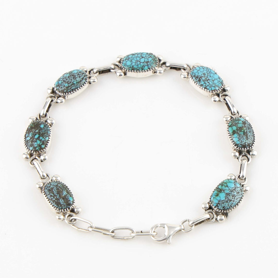 Kingman Turquoise Link Bracelet