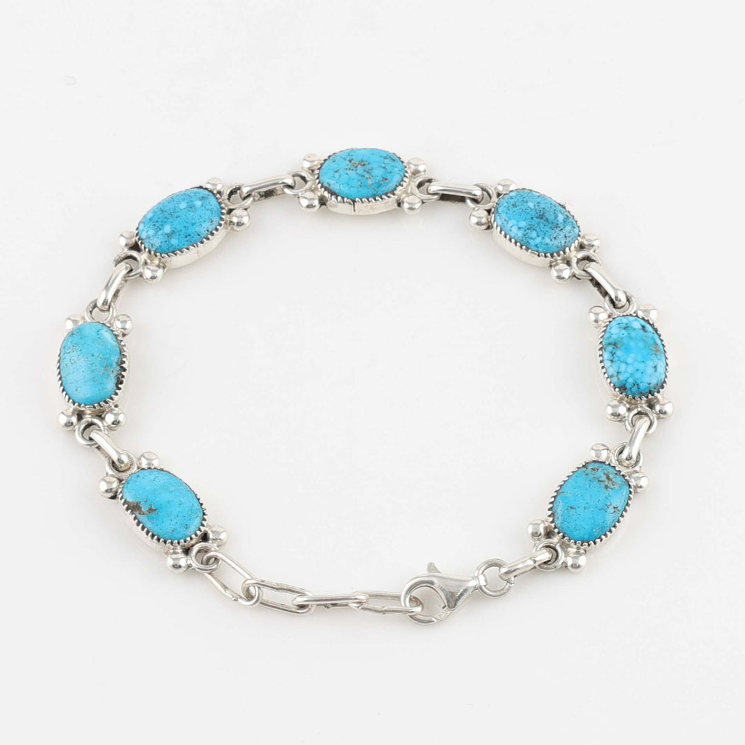 Kingman Turquoise Link Bracelet
