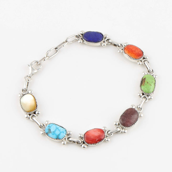 Multi-Stone Link Bracelet